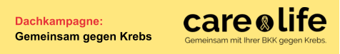 Dachkampagne: Gemeinsam gegen Krebs