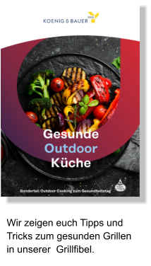 Wir zeigen euch Tipps und Tricks zum gesunden Grillen in unserer  Grillfibel.
