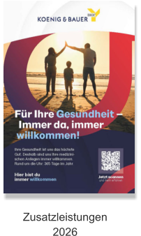 Zusatzleistungen2026