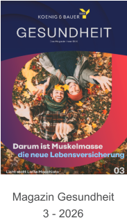 Magazin Gesundheit 3 - 2026