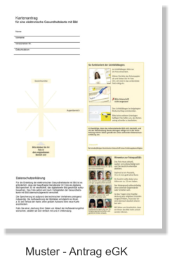 Muster - Antrag eGK